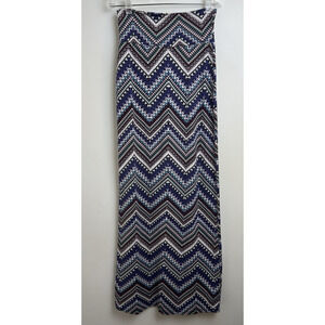 Rue 21 Geometric Maxi Skirt Small Vaca Western Aztec Prairie Boho Indie Country